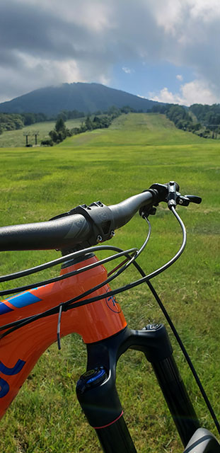 MTB tour, Lodge Clubman, Hachimantai, Iwate, Japan