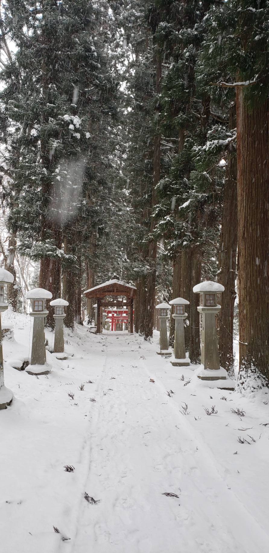 Sakuramatsu Shrine in Hachimantai