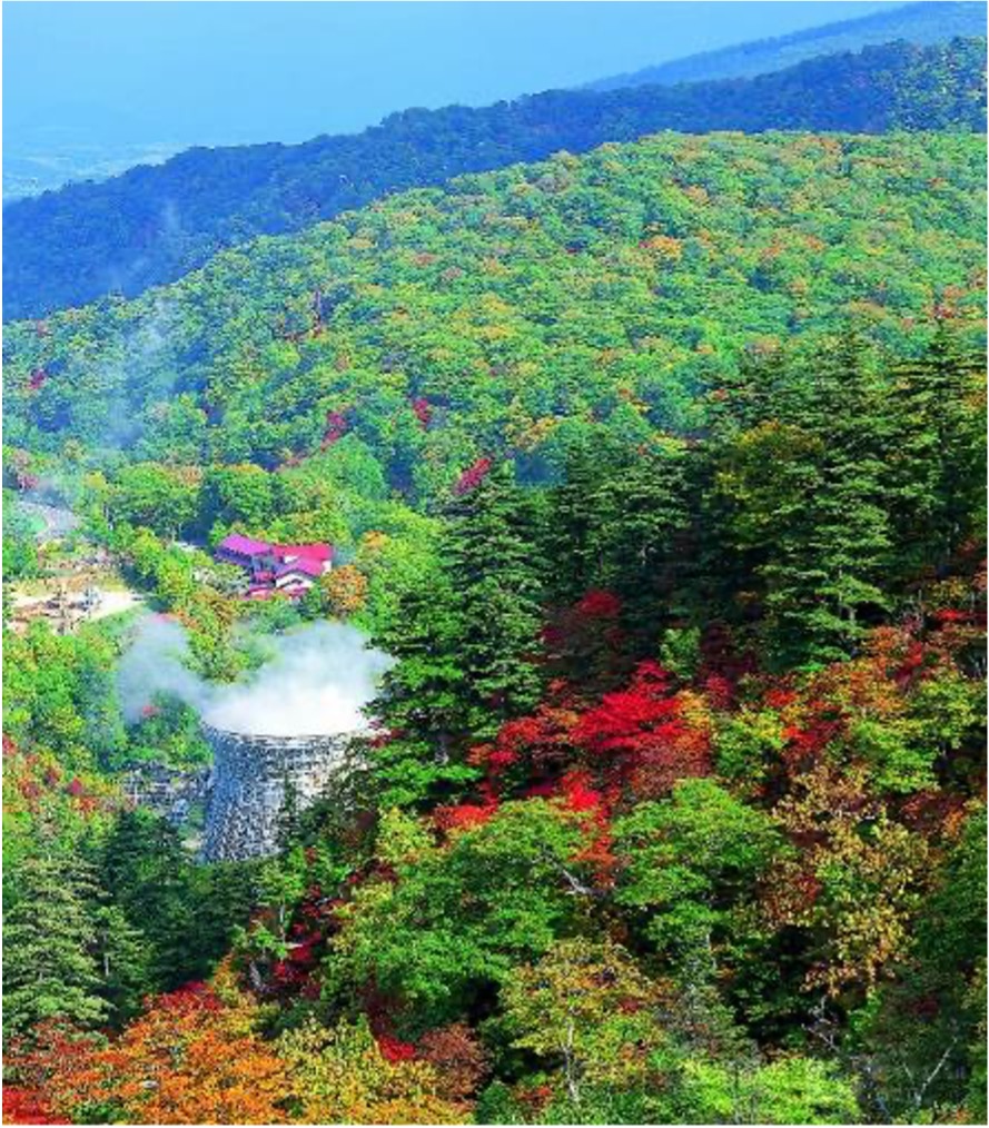 Early Autumn around Matsukawa Geothermal Power Plant – Photo: Iwate Tourism Association